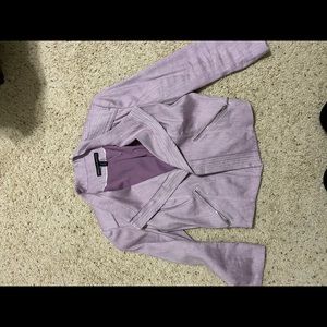 Whbm Lavendar crop jacket nwt